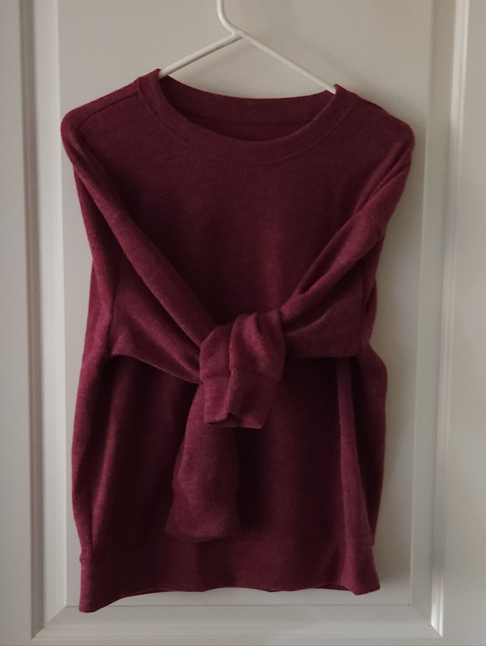 Women's Crewneck Sweater - Deep Berry